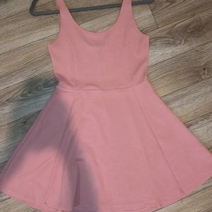 Pink skater dress